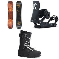 Ride Twinpig Snowboard ​+ Specter Snowboard Bindings ​+ Fuse Snowboard Boots 2026