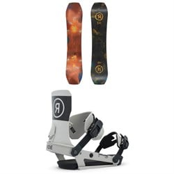 Ride Twinpig Snowboard ​+ Drone Snowboard Bindings 2026