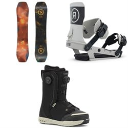 Ride Twinpig Snowboard ​+ Drone Snowboard Bindings ​+ Lasso Pro Snowboard Boots 2026