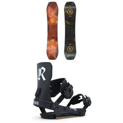 Ride Twinpig Snowboard ​+ Drone Snowboard Bindings - Women's 2026