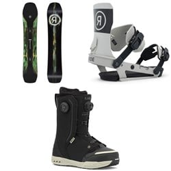 Ride Smokescreen Snowboard ​+ Drone Snowboard Bindings ​+ Lasso Pro Snowboard Boots 2026