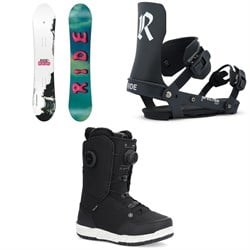 Ride Saturday Snowboard ​+ Specter Snowboard Bindings ​+ Hera Snowboard Boots - Women's 2026