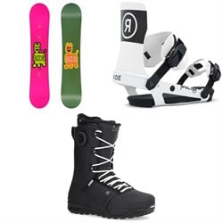 Ride Kink Snowboard ​+ Specter Snowboard Bindings ​+ Fuse Snowboard Boots 2026