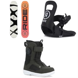 Ride Lowride Snowboard ​+ Micro Snowboard Bindings ​+ Norris Snowboard Boots - Kids 2026