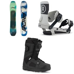 Ride Moderator Snowboard ​+ Drone Snowboard Bindings ​+ Octave Snowboard Boots 2026