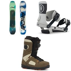 Ride Moderator Snowboard ​+ Drone Snowboard Bindings ​+ Octave Snowboard Boots 2026