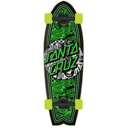 Santa Cruz Skateboards Flier Collage Dot 8.8 Cruiser Complete