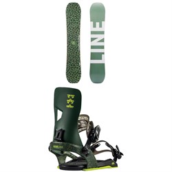 Line Skis Lateral Snowboard ​+ Crux Snowboard Bindings