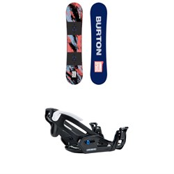 Burton Grom Camber Snowboard ​+ Step On Grom Snowboard Bindings - Kids' 2026