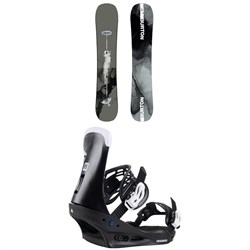 Burton Instigator PurePop Camber Snowboard ​+ Freestyle Snowboard Bindings 2025