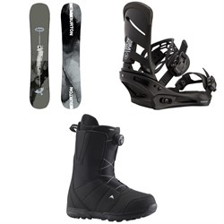 Burton Instigator PurePop Camber Snowboard ​+ Mission Snowboard Bindings ​+ Moto Boa Snowboard Boots 2026