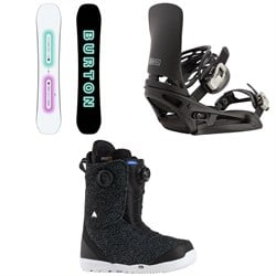 Burton Custom Snowboard ​+ Cartel EST Snowboard Bindings ​+ Swath BOA Snowboard Boots 2026