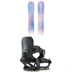 Bataleon Feelbetter Snowboard ​+ Donna AW Snowboard Bindings - Women's 2026