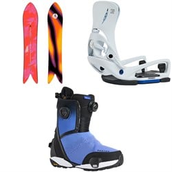 Burton Family Tree Smooth Operator Snowboard ​+ Step On Escapade EST Snowboard Bindings ​+ Waverange X Step On Snowboard Boots - Women's 2026