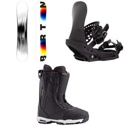 Burton Custom X Snowboard ​+ X EST Snowboard Bindings ​+ Driver X Snowboard Boots 2026