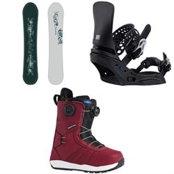 Burton Counterbalance Snowboard ​+ Lexa X EST Snowboard Bindings ​+ Felix Boa Snowboard Boots - Women's 2026