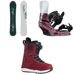 Burton Counterbalance Snowboard ​+ Lexa X EST Snowboard Bindings ​+ Felix Boa Snowboard Boots - Women's 2026