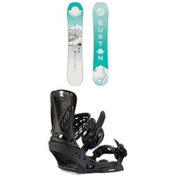 Burton Feelgood Flying V Snowboard ​+ Escapade EST Snowboard Bindings - Women's 2026