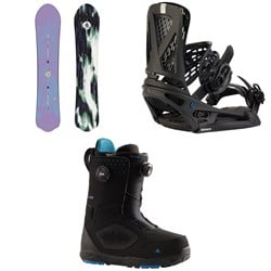 Burton Family Tree Alekesam Snowboard ​+ Genesis EST Snowboard Bindings ​+ Photon Boa Snowboard Boots 2026