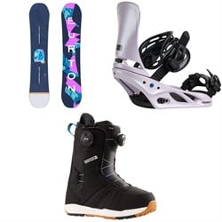 Burton Yeasayer Snowboard ​+ Lexa Snowboard Bindings ​+ Felix Boa Snowboard Boots - Women's 2026