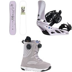 Burton Good Company Snowboard ​+ Lexa Snowboard Bindings ​+ Limelight Boa Snowboard Boots - Women's 2026