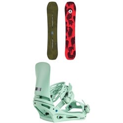 Burton Family Tree Hometown Hero Snowboard ​+ Cartel X Snowboard Bindings 2026