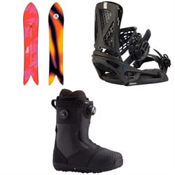Burton Family Tree Smooth Operator Snowboard ​+ Genesis EST Snowboard Bindings ​+ Ion Boa Snowboard Boots 2026