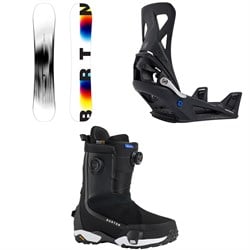 Burton Custom X Snowboard ​+ Step On X Snowboard Bindings ​+ Highshot X Step On Snowboard Boots 2026