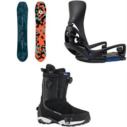 Burton Family Tree High Fidelity Snowboard ​+ Step on Cartel X EST Snowboard Bindings ​+ Highshot X Step On Snowboard Boots 2026