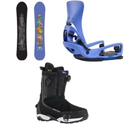 Burton Counterbalance Snowboard ​+ Step on Cartel X EST Snowboard Bindings ​+ Highshot X Step On Snowboard Boots 2026