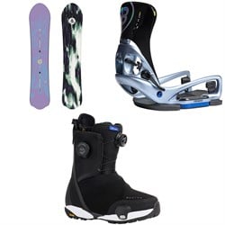Burton Family Tree Alekesam Snowboard ​+ Step On Escapade EST Snowboard Bindings ​+ Waverange X Step On Snowboard Boots - Women's 2026