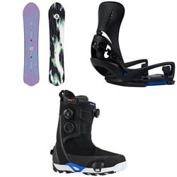 Burton Family Tree Alekesam Snowboard ​+ Step On Genesis EST Snowboard Bindings ​+ Waverange Step On X Pro Snowboard Boots 2026