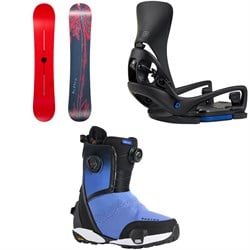 Burton Blossom Snowboard ​+ Step On Lexa X EST Snowboard Bindings ​+ Waverange X Step On Snowboard Boots - Women's 2026