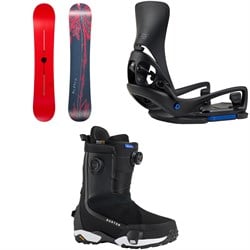 Burton Blossom Snowboard ​+ Step on Cartel X EST Snowboard Bindings ​+ Highshot X Step On Snowboard Boots 2026