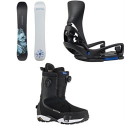 Burton Process Snowboard ​+ Step on Cartel X EST Snowboard Bindings ​+ Highshot X Step On Snowboard Boots 2026