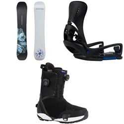 Burton Process Snowboard ​+ Step On Genesis EST Snowboard Bindings ​+ Waverange X Step On Snowboard Boots 2026