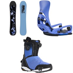 Burton Cartographer Snowboard ​+ Step On Lexa X EST Snowboard Bindings ​+ Waverange X Step On Snowboard Boots - Women's 2026
