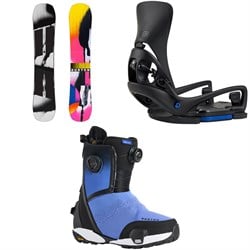 Burton Rewind Snowboard ​+ Step On Lexa X EST Snowboard Bindings ​+ Waverange X Step On Snowboard Boots - Women's 2026