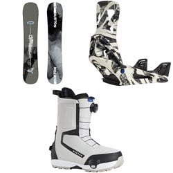 Burton Instigator PurePop Camber Snowboard ​+ Step On Snowboard Bindings ​+ Highshot Step On Snowboard Boots 2026