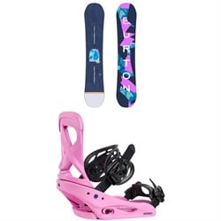 Burton Yeasayer Snowboard ​+ Scribe Snowboard Bindings - Women's 2026