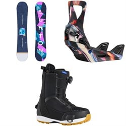 Burton Yeasayer Flying V Snowboard ​+ Step On Snowboard Bindings ​+ Waverange Step On Snowboard Boots - Women's 2026
