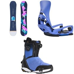 Burton Yeasayer Flying V Snowboard ​+ Step On Lexa X EST Snowboard Bindings ​+ Waverange X Step On Snowboard Boots - Women's 2026