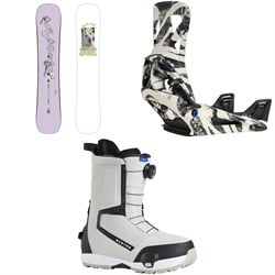 Burton Good Company Snowboard ​+ Step On Snowboard Bindings ​+ Highshot Step On Snowboard Boots 2026