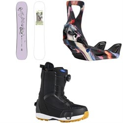 Burton Good Company Snowboard ​+ Step On Snowboard Bindings ​+ Waverange Step On Snowboard Boots - Women's 2026
