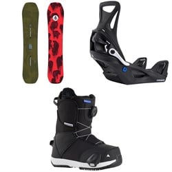 Burton Family Tree Hometown Hero Snowboard ​+ Step On Snowboard Bindings ​+ Smalls Step On Snowboard Boots - Kids' 2026