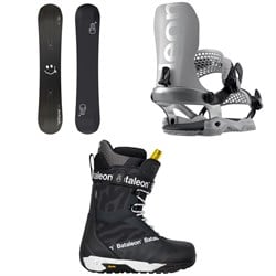 Bataleon Evil Twin​+ Snowboard ​+ Blaster AW Snowboard Bindings ​+ Salsa Lace Snowboard Boots 2026