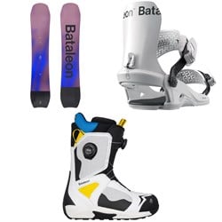Bataleon Whatever Snowboard ​+ Chaos HW Snowboard Bindings ​+ Rave Boa Snowboard Boots 2026