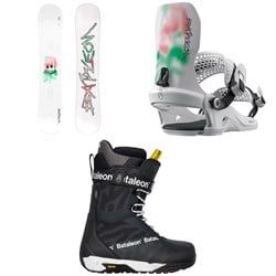 Bataleon Evil Twin Snowboard ​+ Blaster HW Snowboard Bindings ​+ Salsa Lace Snowboard Boots 2026