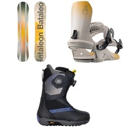 Bataleon Push Up Snowboard ​+ Etna HW Snowboard Bindings ​+ Salsa Boa Snowboard Boots - Women's 2026