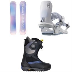 Bataleon Feelbetter Snowboard ​+ Etna HW Snowboard Bindings ​+ Salsa Boa Snowboard Boots - Women's 2026